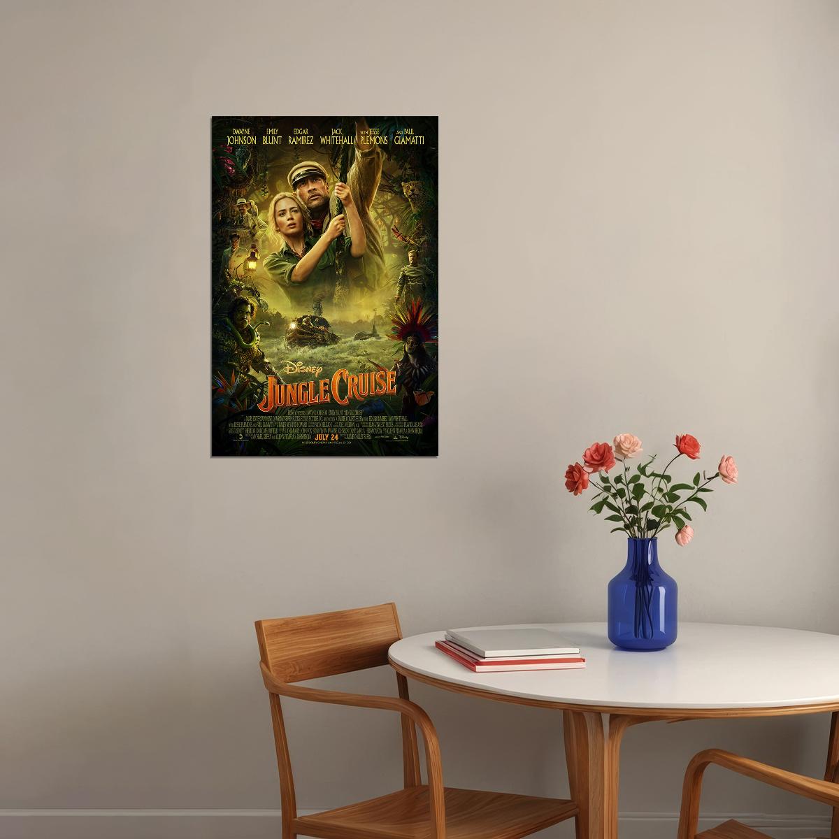 Jungle Cruise Movie 2021 Full Character Comedy Poster Wall Art Print Home Wall Decor - xonomax