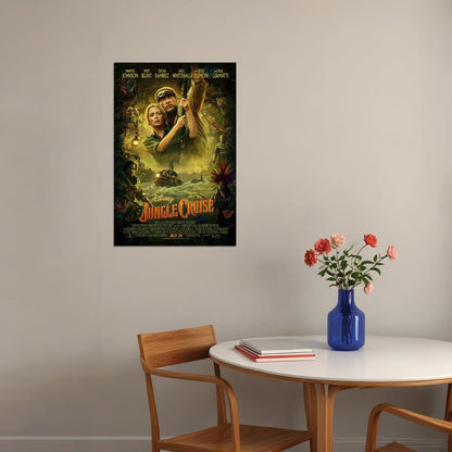 Jungle Cruise Movie 2021 Full Character Comedy Poster Wall Art Print Home Wall Decor - xonomax