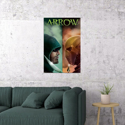 Green Arrow Tv Series Crime Action Poster Wall Art Print Home Wall Decor - xonomax