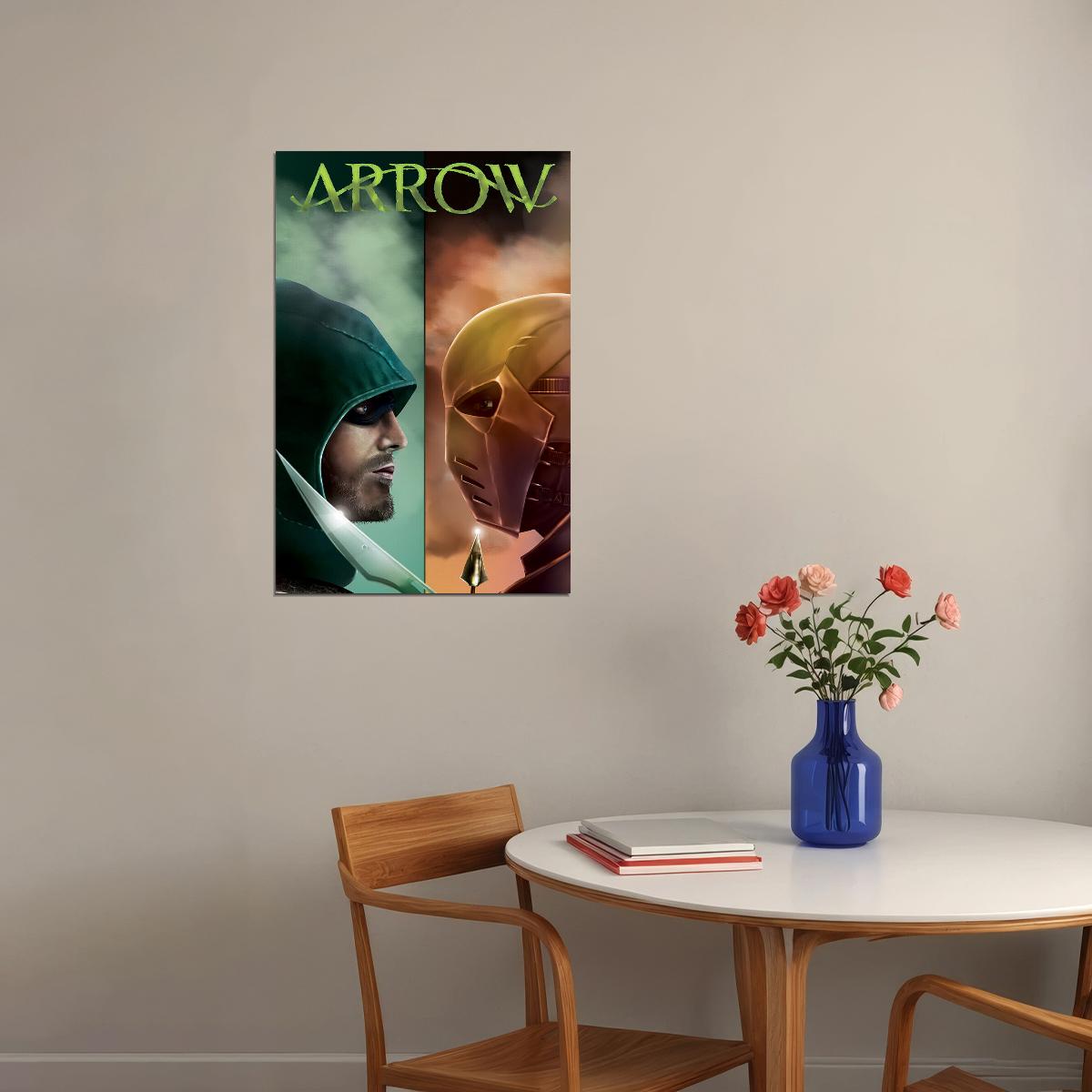Green Arrow Tv Series Crime Action Poster Wall Art Print Home Wall Decor - xonomax
