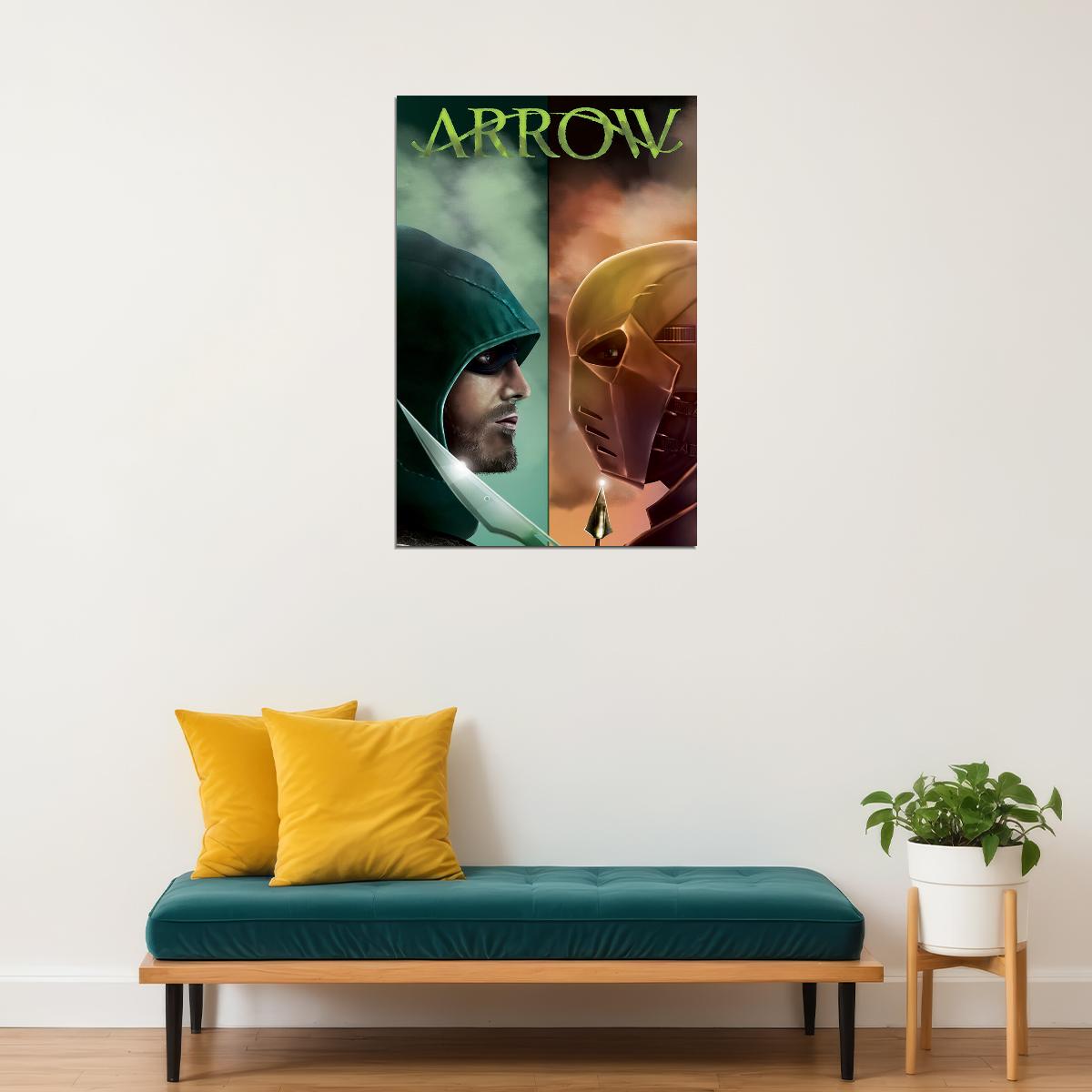 Green Arrow Tv Series Crime Action Poster Wall Art Print Home Wall Decor - xonomax