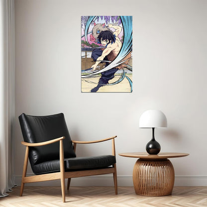 Inosuke Demon Slayer Anime Poster Wall Art Print Home Wall Decor - xonomax