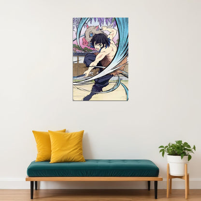 Inosuke Demon Slayer Anime Poster Wall Art Print Home Wall Decor - xonomax