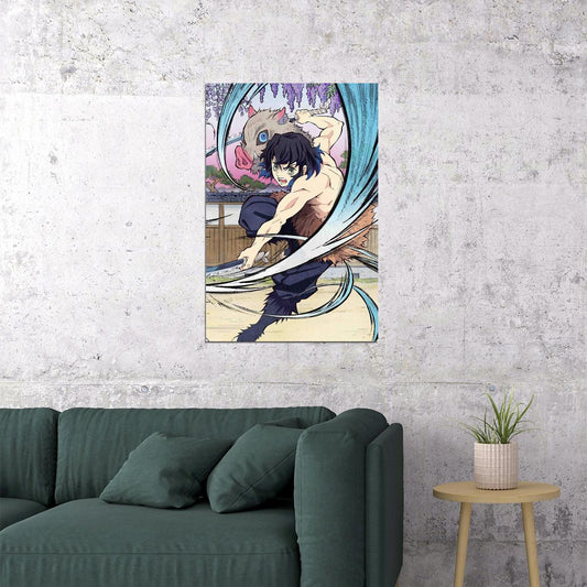 Inosuke Demon Slayer Anime Poster Wall Art Print Home Wall Decor - xonomax