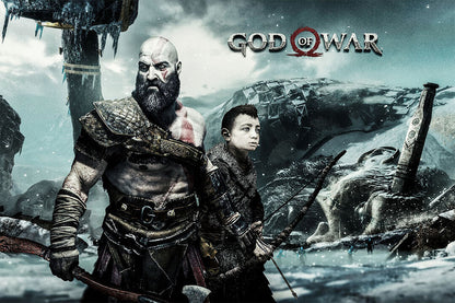 God Of War 4 Video Gaming Action Adventure Poster Wall Art Print Home Wall Decor - xonomax