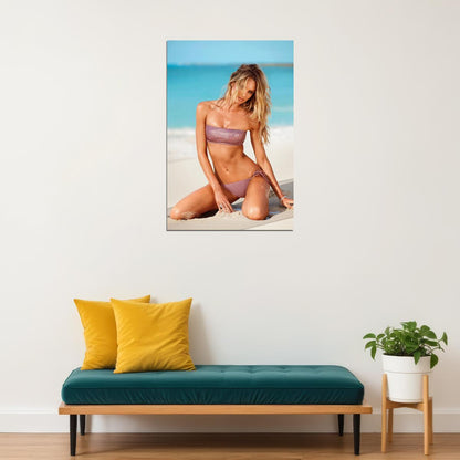 Candice Swanepoel Sexy Model Swimsuit Poster Wall Art Print Home Wall Decor - xonomax