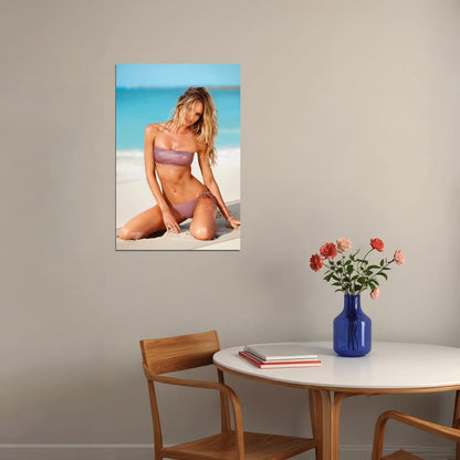 Candice Swanepoel Sexy Model Swimsuit Poster Wall Art Print Home Wall Decor - xonomax