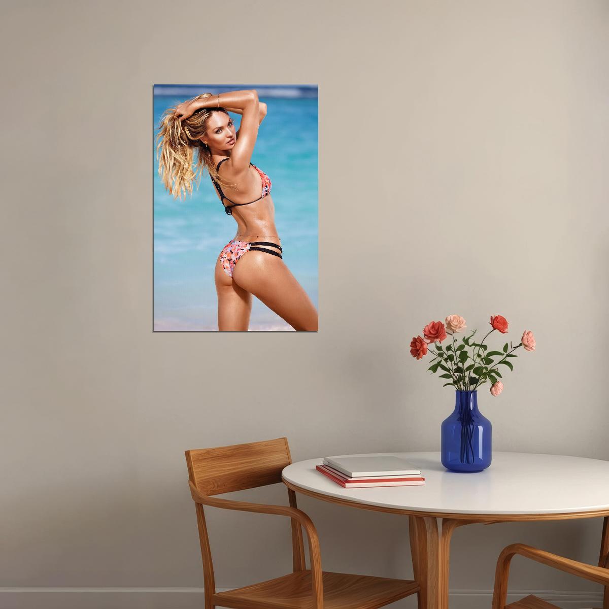 Candice Swanepoel Celebrity Beauty Model Artist Poster Wall Art Print Home Wall Decor - xonomax