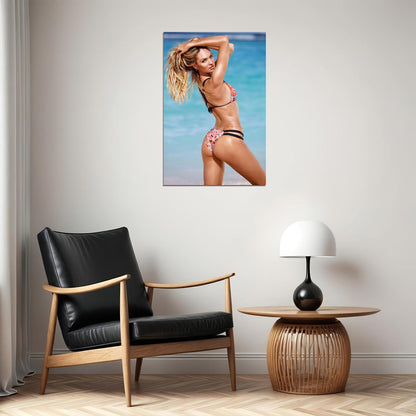 Candice Swanepoel Celebrity Beauty Model Artist Poster Wall Art Print Home Wall Decor - xonomax
