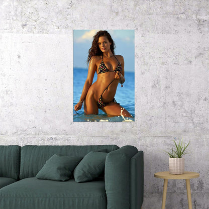 Emily Didonato Celebrity Sexy Model Swimsuit Poster Wall Art Print Home Wall Decor - xonomax