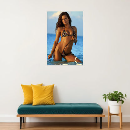 Emily Didonato Celebrity Sexy Model Swimsuit Poster Wall Art Print Home Wall Decor - xonomax