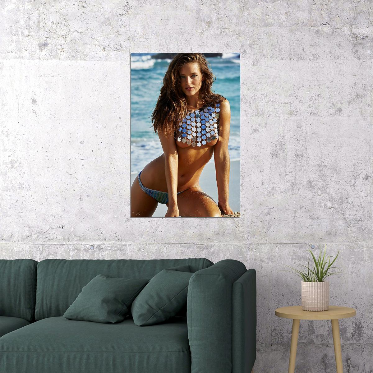 Emily Didonato Celebrity Model Swimsuit Poster Wall Art Print Home Wall Decor - xonomax