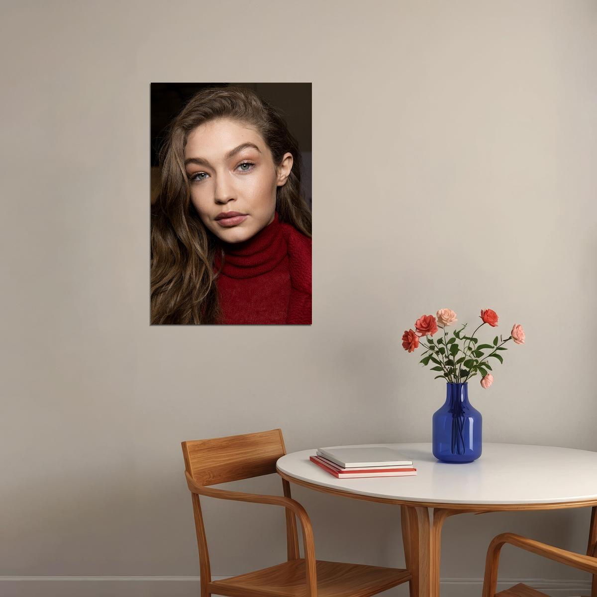 Gigi Hadid Celebrity Model Cinema Actress Poster Wall Art Print Home Wall Decor - xonomax