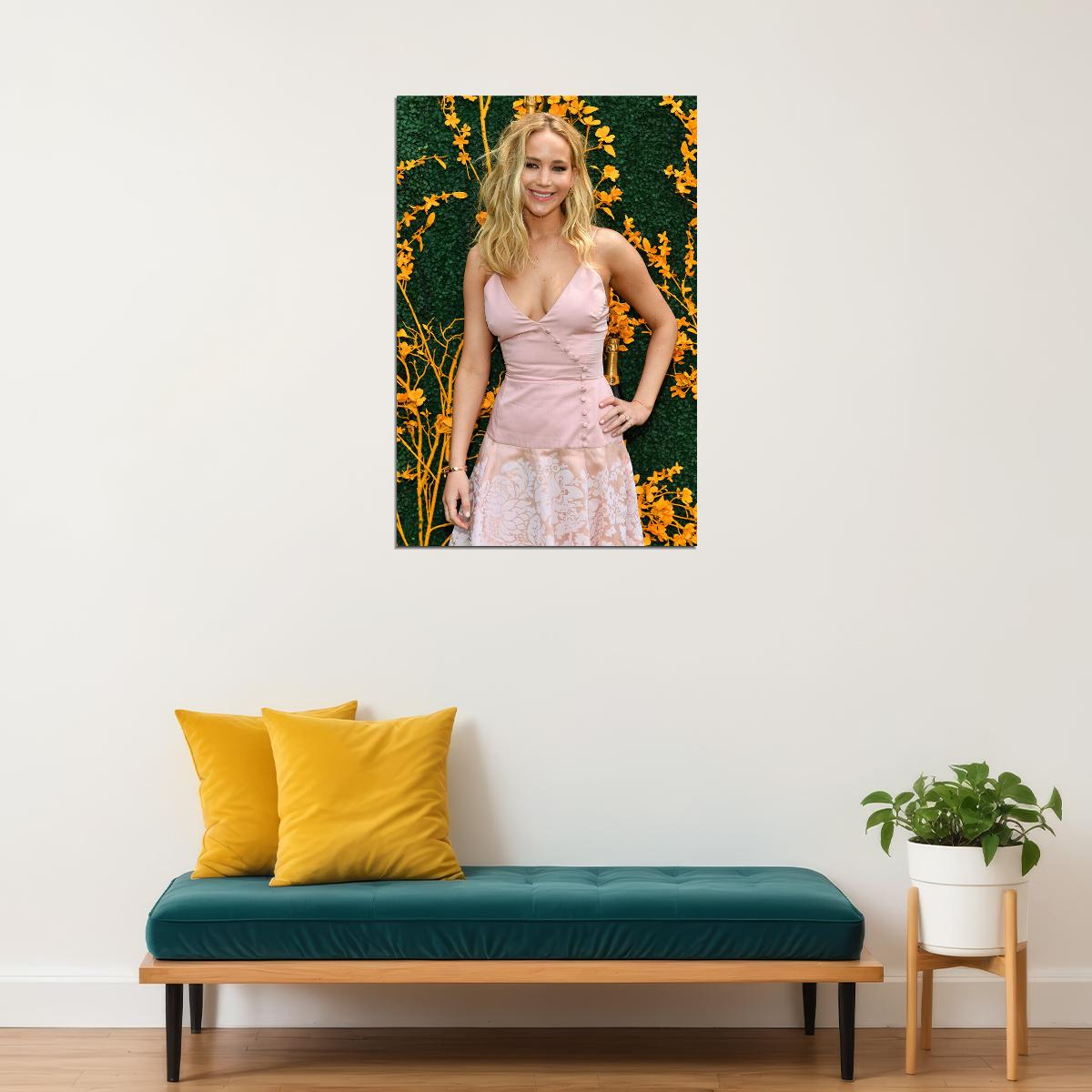 Jennifer Lawrence Celebrity Tv Series Actor Poster Wall Art Print Home Wall Decor