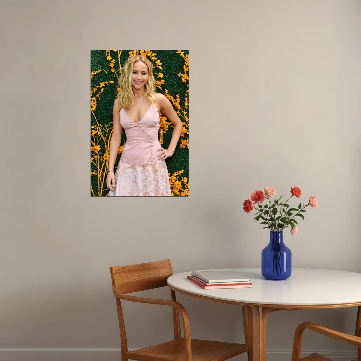 Jennifer Lawrence Celebrity Tv Series Actor Poster Wall Art Print Home Wall Decor