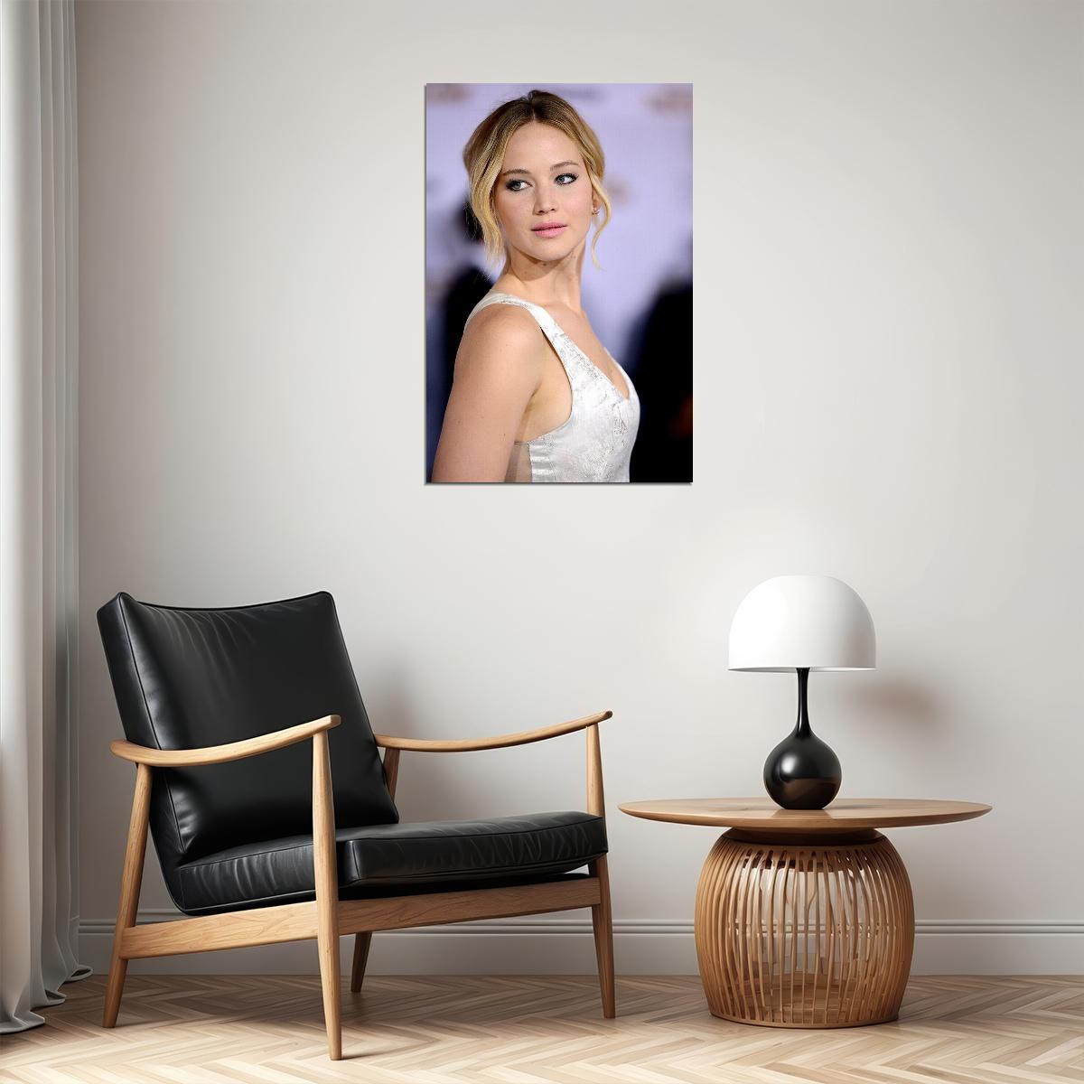 Jennifer Lawrence Celebrity Movie Actor Poster Wall Art Print Home Wall Decor