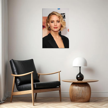 Jennifer Lawrence Celebrity Cinema Actor Poster Wall Art Print Home Wall Decor