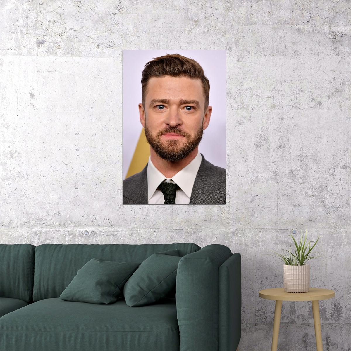 Justin Timberlake Celebrity Musician Cinema Actor Poster Wall Art Print Home Wall Decor - xonomax