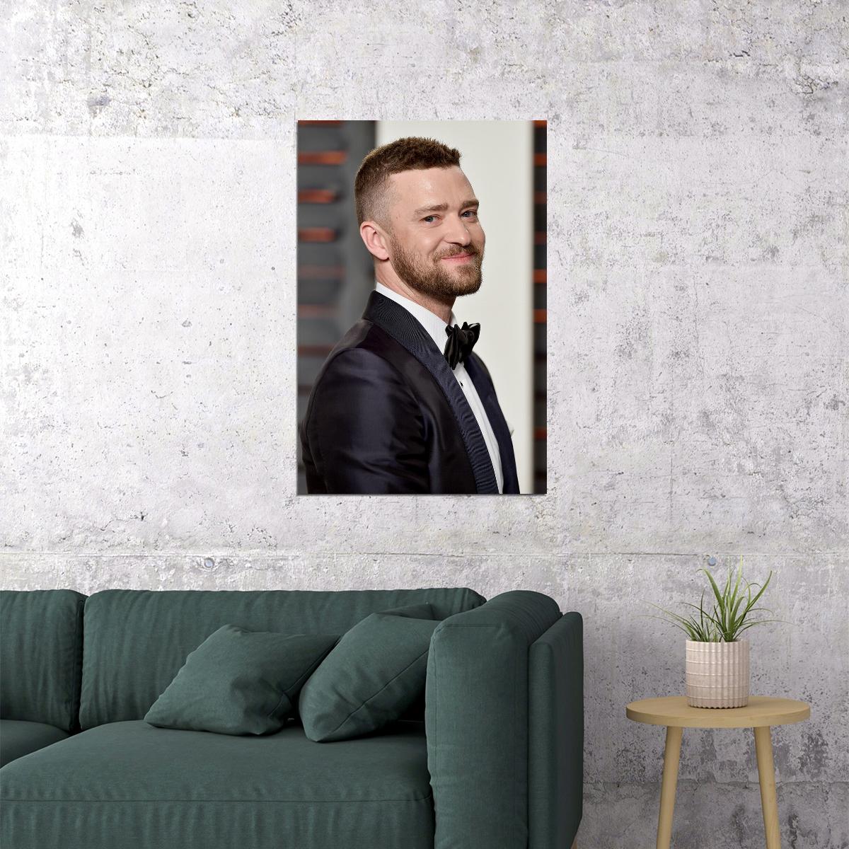 Justin Timberlake Celebrity Musician Cinema Actress Poster Wall Art Print Home Wall Decor - xonomax