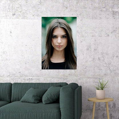 Emily Ratajkowski Movie Actor Sexy Model Poster Wall Art Print Home Wall Decor - xonomax