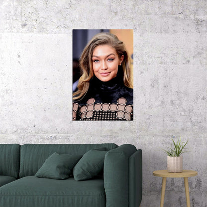 Gigi Hadid Celebrity Model Cinema Actress Poster Wall Art Print Home Wall Decor - xonomax