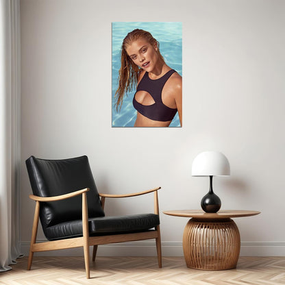 Nina Agdal Celebrity Sexy Model Cinema Actor Poster Wall Art Print Home Wall Decor - xonomax