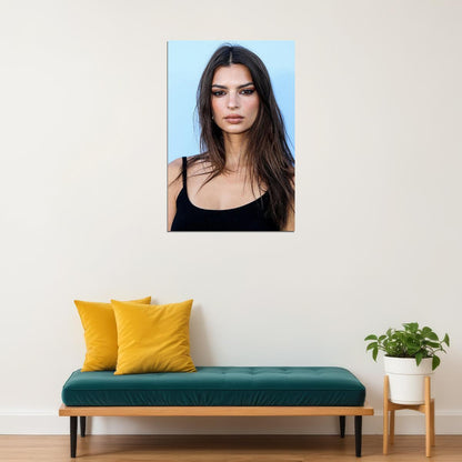 Emily Ratajkowski Movie Actor Model Artist Poster Wall Art Print Home Wall Decor - xonomax