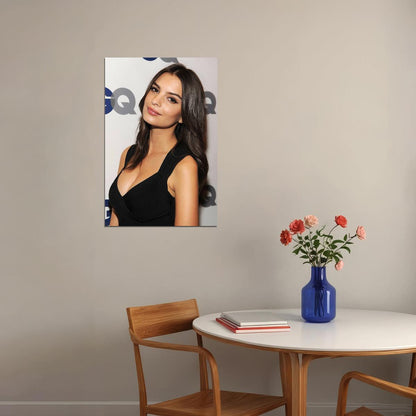 Emily Ratajkowski Cinema Actor Model Artist Poster Wall Art Print Home Wall Decor - xonomax