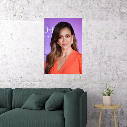 Jessica Alba Celebrity Cinema Actor Artist Poster Wall Art Print Home Wall Decor