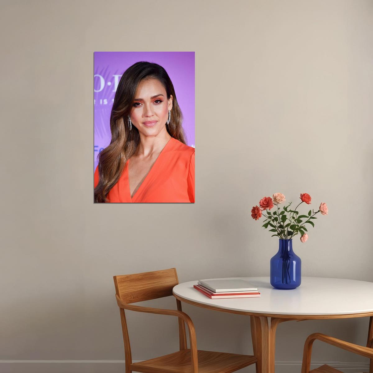 Jessica Alba Celebrity Cinema Actor Artist Poster Wall Art Print Home Wall Decor