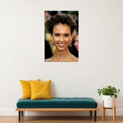 Jessica Alba Celebrity Cinema Actress Artist Poster Wall Art Print Home Wall Decor