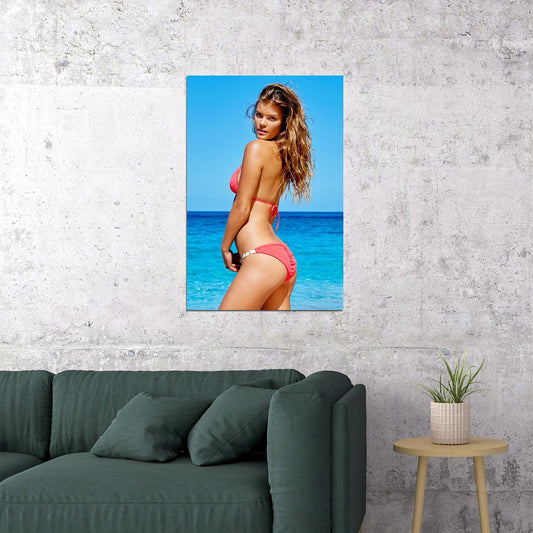 Nina Agdal Celebrity Beauty Model Movie Actress Poster Wall Art Print Home Wall Decor - xonomax