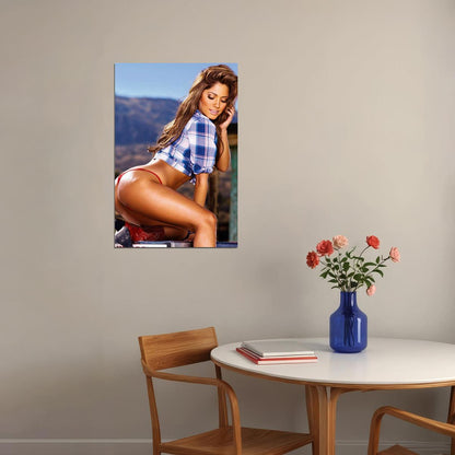 Jessica Burciaga Celebrity Beauty Actress Artist Poster Wall Art Print Home Wall Decor