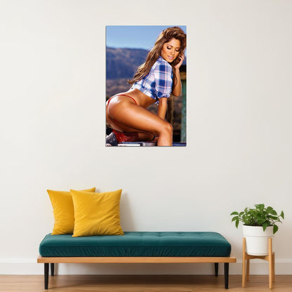Jessica Burciaga Celebrity Beauty Actress Artist Poster Wall Art Print Home Wall Decor