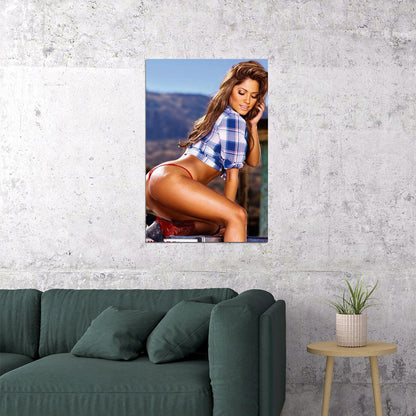 Jessica Burciaga Celebrity Beauty Actress Artist Poster Wall Art Print Home Wall Decor