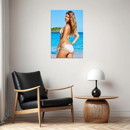 Nina Agdal Celebrity Model Movie Actor Poster Wall Art Print Home Wall Decor - xonomax