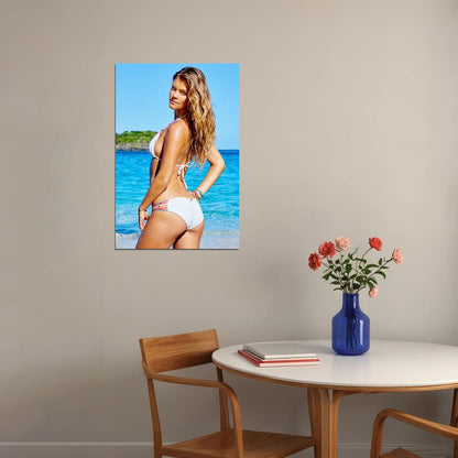 Nina Agdal Celebrity Model Movie Actor Poster Wall Art Print Home Wall Decor - xonomax