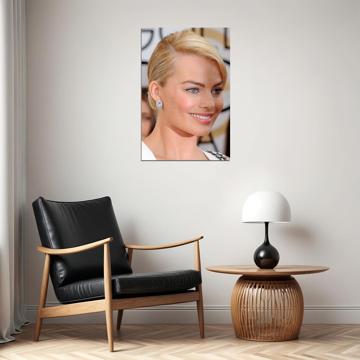 Morgot Robbie Movie Actor Beauty Artist Poster Wall Art Print Home Wall Decor - xonomax