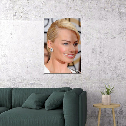 Morgot Robbie Movie Actor Beauty Artist Poster Wall Art Print Home Wall Decor - xonomax