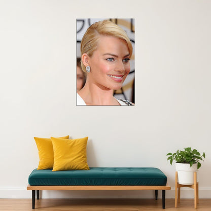 Morgot Robbie Movie Actor Beauty Artist Poster Wall Art Print Home Wall Decor - xonomax