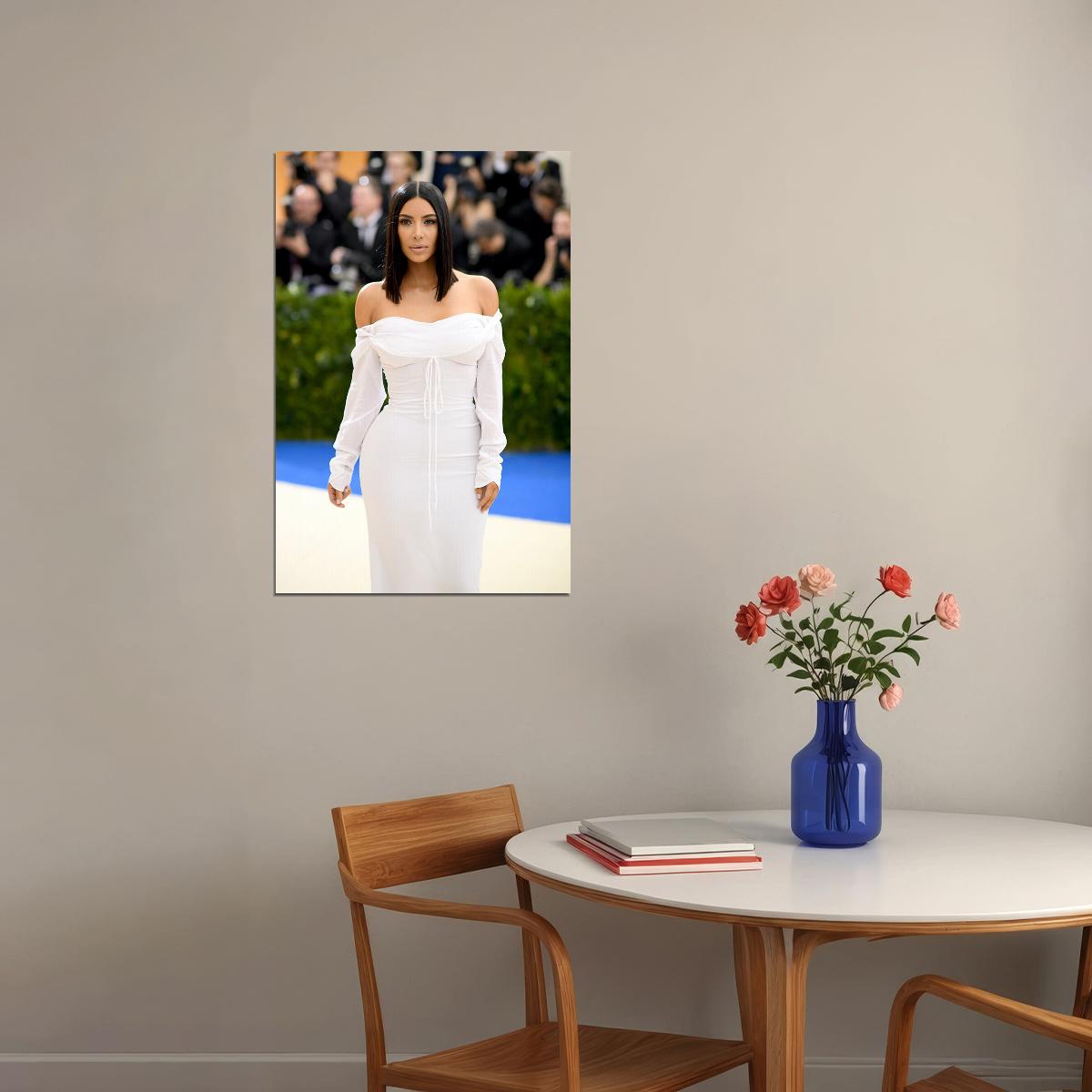 Kim Kardashian West Business Woman Actress Poster Wall Art Print Home Wall Decor - xonomax