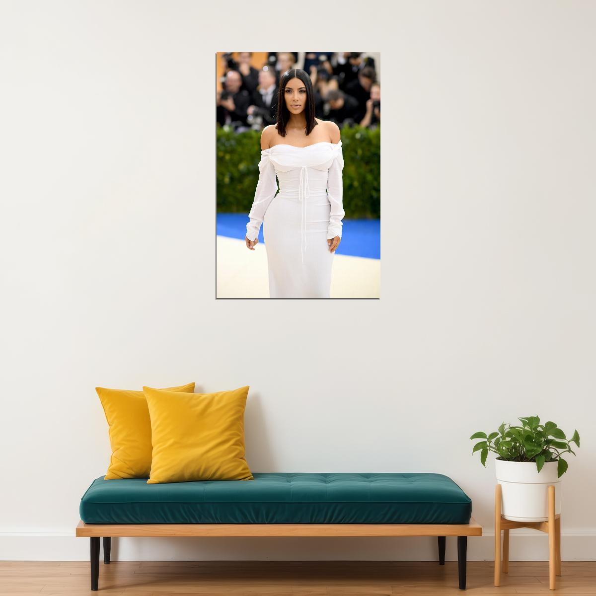 Kim Kardashian West Business Woman Actress Poster Wall Art Print Home Wall Decor - xonomax