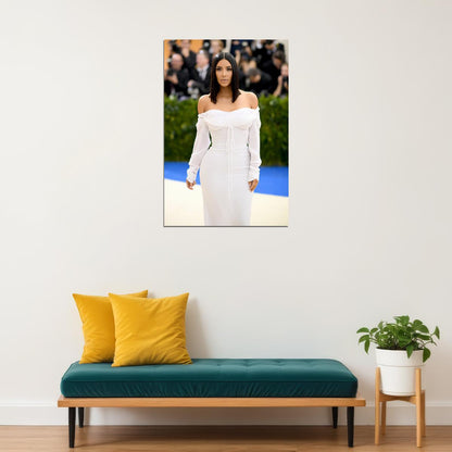 Kim Kardashian West Business Woman Actress Poster Wall Art Print Home Wall Decor - xonomax