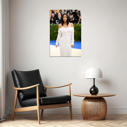 Kim Kardashian West Business Woman Actress Poster Wall Art Print Home Wall Decor - xonomax