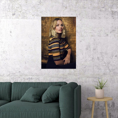 Morgot Robbie Celebrity Cinema Actress Poster Wall Art Print Home Wall Decor - xonomax