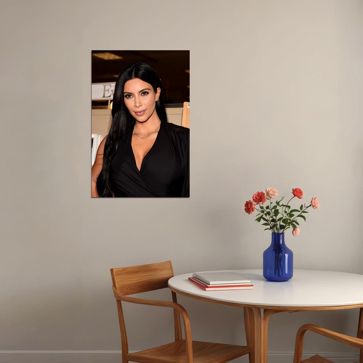 Kim Kardashian Woman Cinema Actor Designer Poster Wall Art Print Home Wall Decor - xonomax
