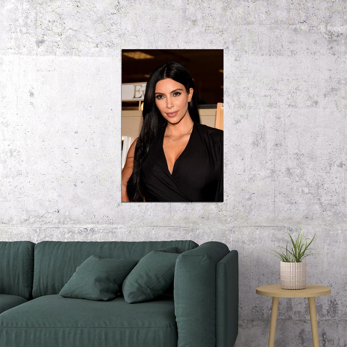 Kim Kardashian Woman Cinema Actor Designer Poster Wall Art Print Home Wall Decor - xonomax