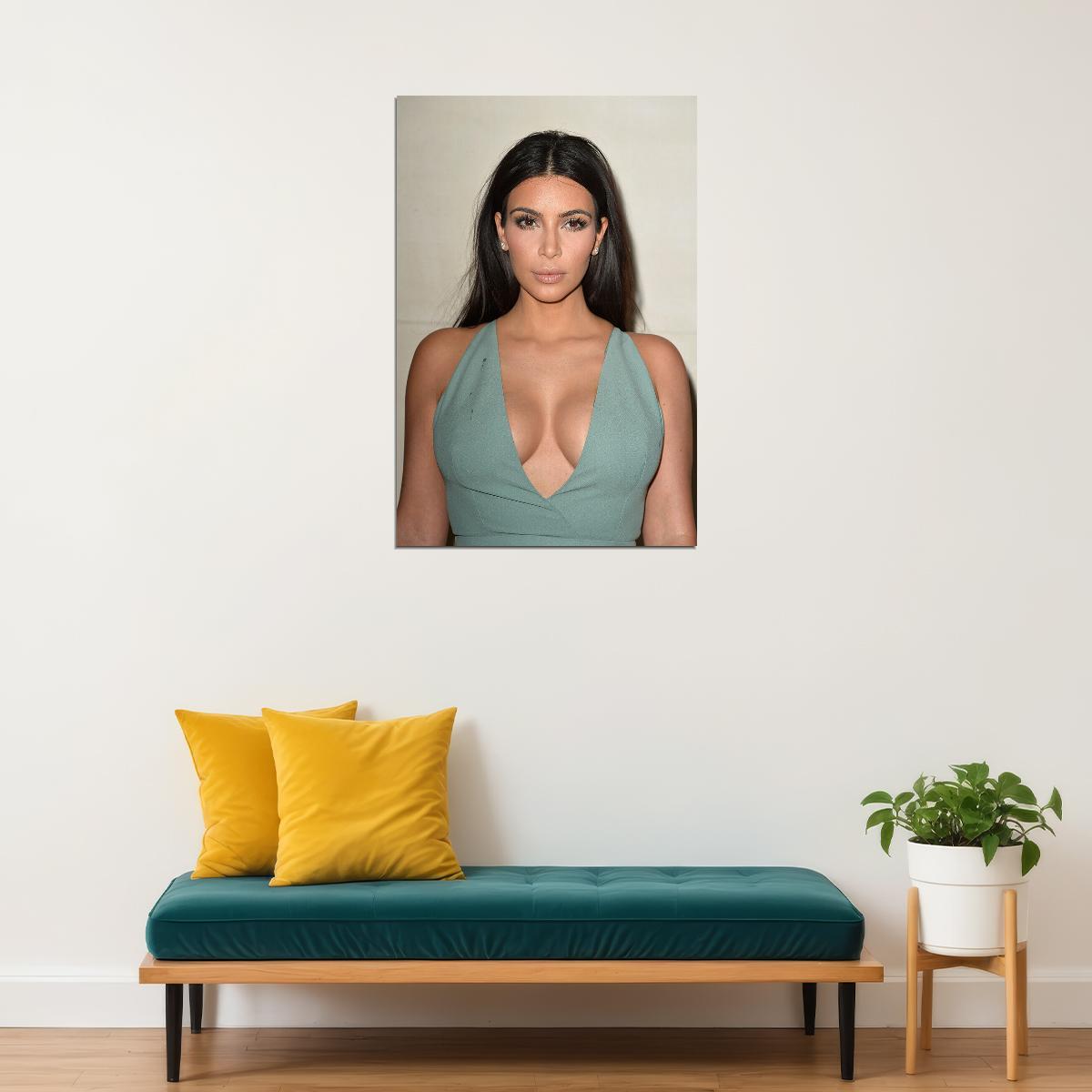 Kim Kardashian West Business Woman Model Poster Wall Art Print Home Wall Decor - xonomax