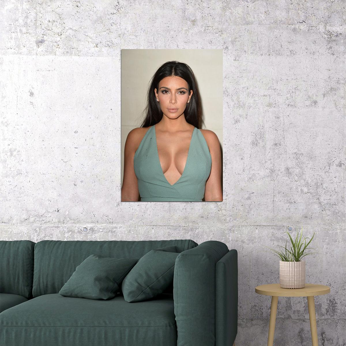 Kim Kardashian West Business Woman Model Poster Wall Art Print Home Wall Decor - xonomax