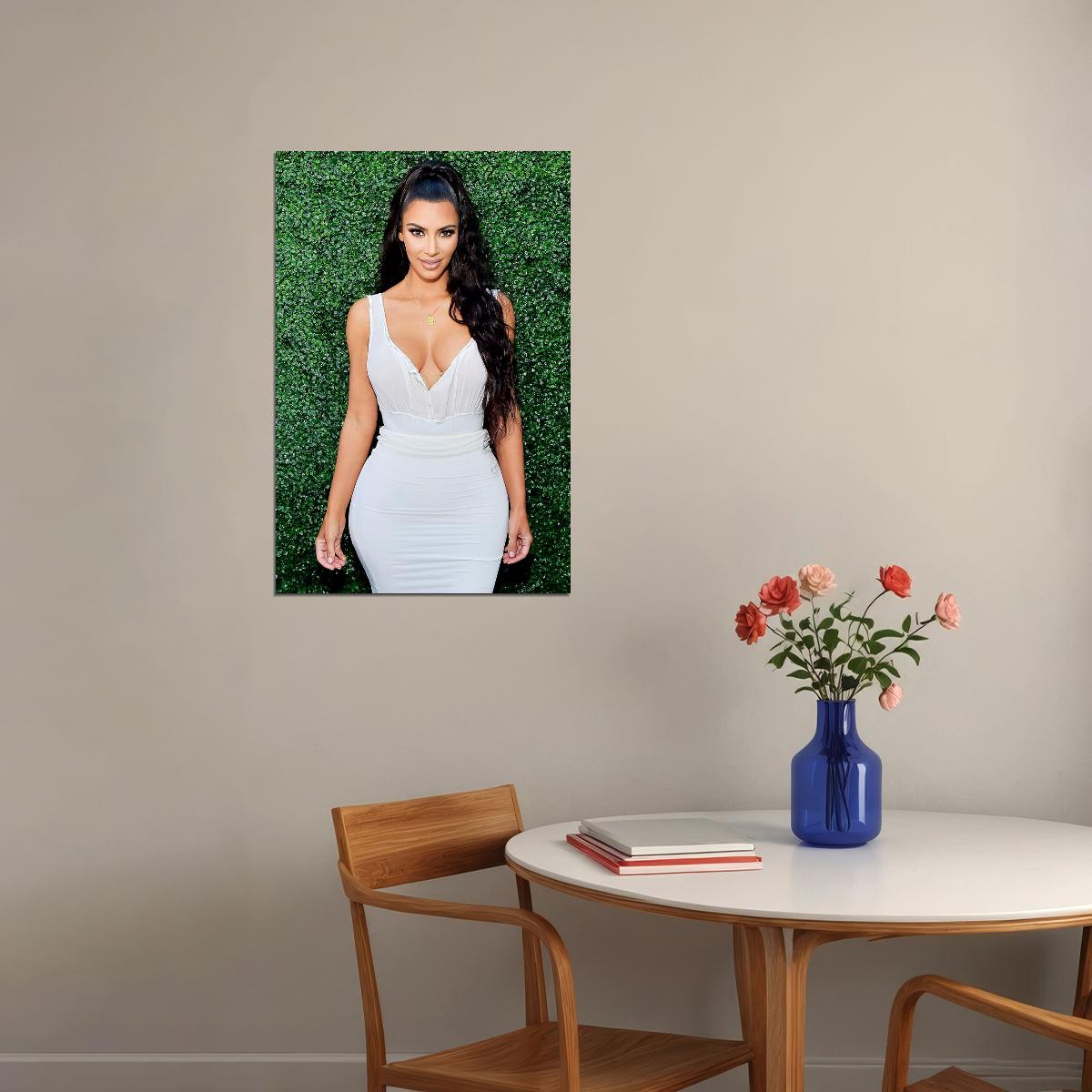 Kim Kardashian Woman Movie Actress Designer Poster Wall Art Print Home Wall Decor - xonomax